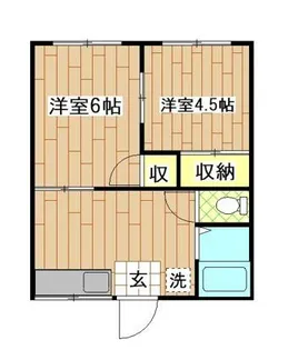 パークサイド桜木【1階】の間取り