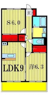 MONA VALE【1階】の間取り