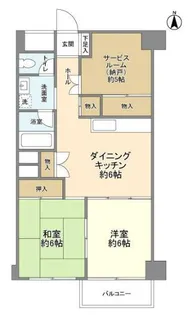 秀和第2高輪レジデンス【3階】の間取り