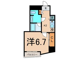 ARK21洗足池公園【2階】の間取り