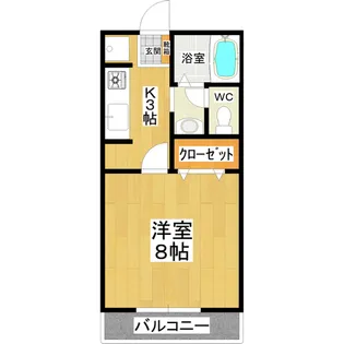 メゾン・ドゥ・エトワールパートII【2階】の間取り