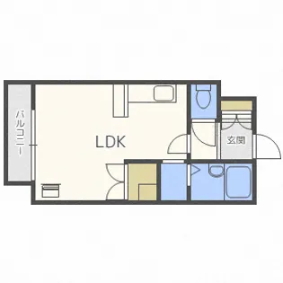 セゾンラメール【3階】の間取り