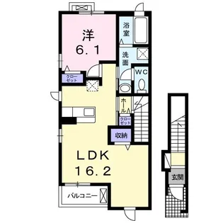 ブリーズ アベニュー【2階】の間取り