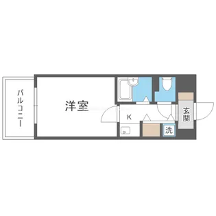 リーガル北梅田【2階】の間取り