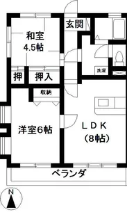 ジュネシオン小出【3階】の間取り