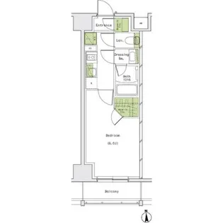 ザ・パークハビオ名古屋松原【9階】の間取り