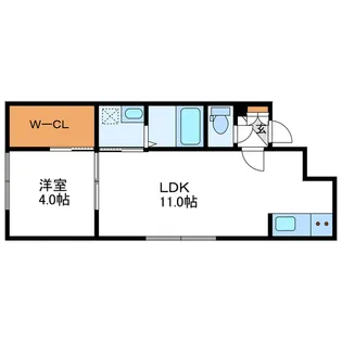 RAGUSA N5W17 A【1階】の間取り