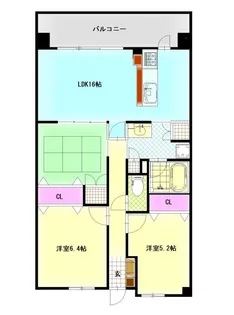 サンパーク幸町【7階】の間取り
