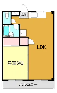 ラビットハウス エイトワン【2階】の間取り