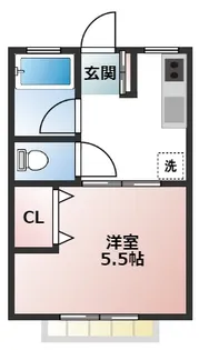 ハピネスI【2階】の間取り