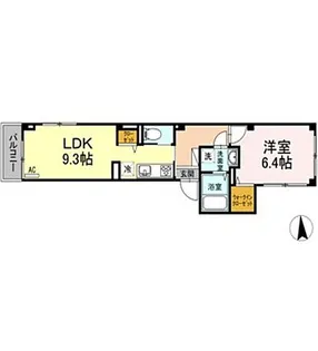 リヴェール狸穴【2階】の間取り