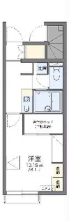 レオパレスリッチM【1階】の間取り
