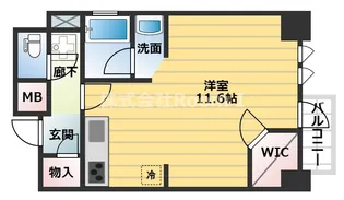KDX堺筋本町レジデンス【2階】の間取り