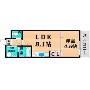 フジパレス城東鴫野EAST【3階】の間取り