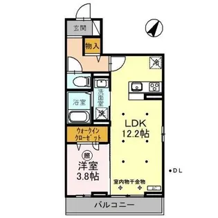 ノーブルパレス南浦和【2階】の間取り