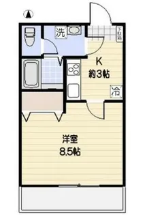 ロイヤルパレス【3階】の間取り
