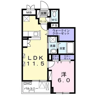 カーサ・クラティーバ【3階】の間取り