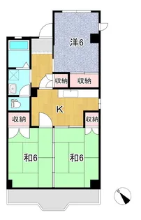 たちばなビル【4階】の間取り