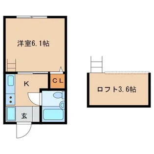 セレーネ【2階】の間取り