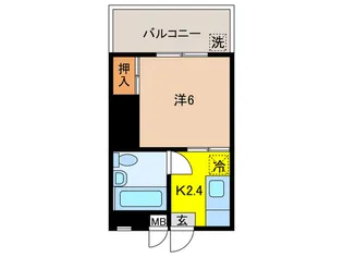 野方リトルハイツ【1階】の間取り