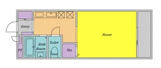 コーポレグルス【1階】の間取り