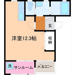 アニバーサリィ2001【2階】の間取り