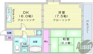 グリーンヒルズ長命ヶ丘【4階】の間取り