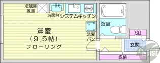 ベルヴィル壱番館【2階】の間取り