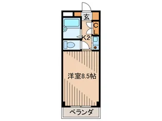 ヒロマンション【1階】の間取り