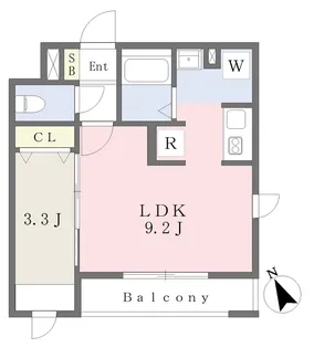アスコット長町駅前【4階】の間取り