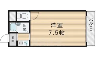 サンライズハイツ2号館【5階】の間取り