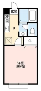 シャインヒル【1階】の間取り