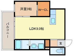 アルテマイスター谷川【5階】の間取り