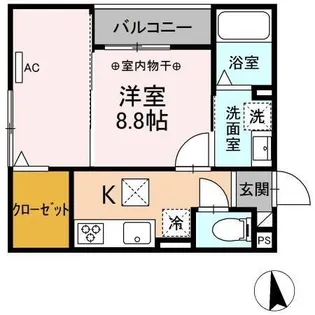 リルビドソニック【2階】の間取り