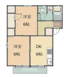 アゼリア【1階】の間取り