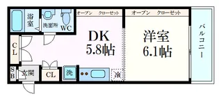 COLLINA隅の浜【2階】の間取り