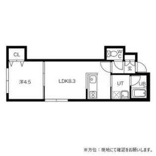 フォーシーズン大通II【1階】の間取り