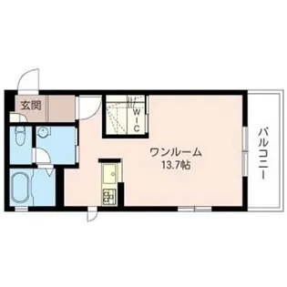 リッツ高田【1階】の間取り