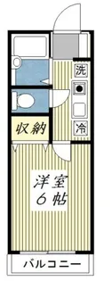 リバー久地【2階】の間取り