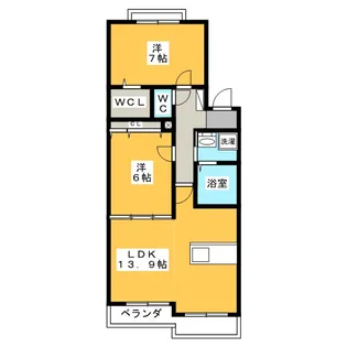 ラルゴ【3階】の間取り