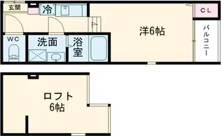 LEGARE伏見(レガーレフシミ)【2階】の間取り