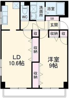 クレセントM【3階】の間取り