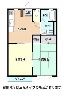 ヴィラ・エクセル【2階】の間取り