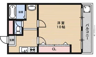 デイズハイツ弁天【8階】の間取り