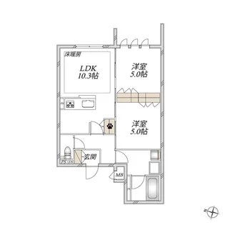 Aoto NANA【1階】の間取り