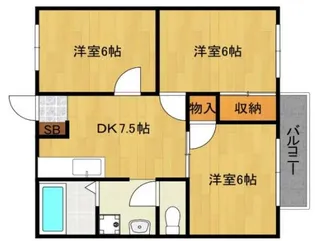 メゾンいなみ野【1階】の間取り