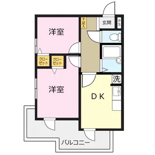 センチュリー羽沢【4階】の間取り