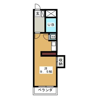 第3頼長ビル【7階】の間取り