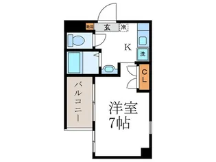 モデラート勝村【3階】の間取り