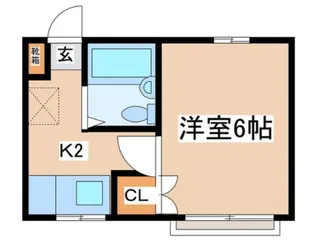 プレザントヒル【1階】の間取り